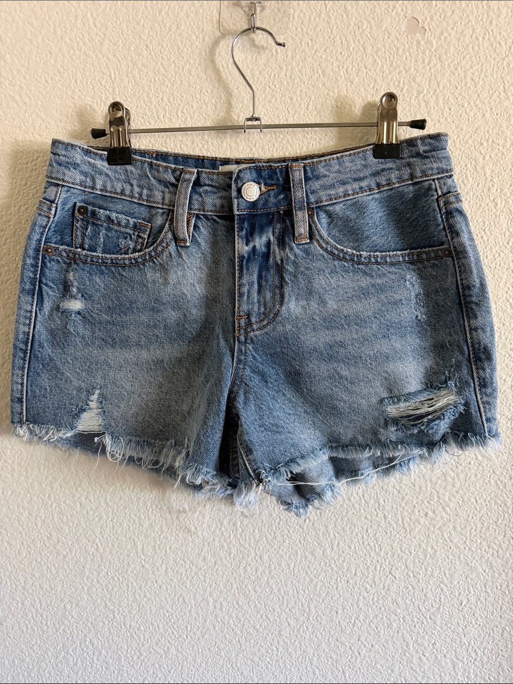 RSQ Mid-Rise Vintage Cutoff Jean Shorts